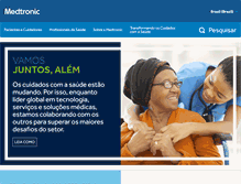 Tablet Screenshot of medtronicbrasil.com.br